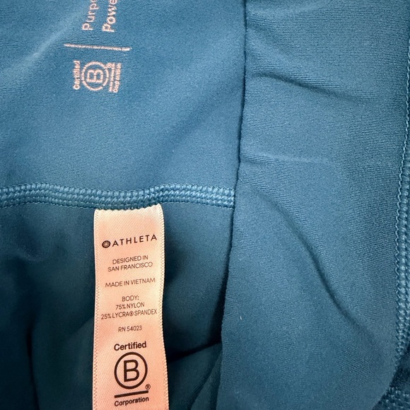 Athleta women’s teal size small leggings - Picture 6 of 7